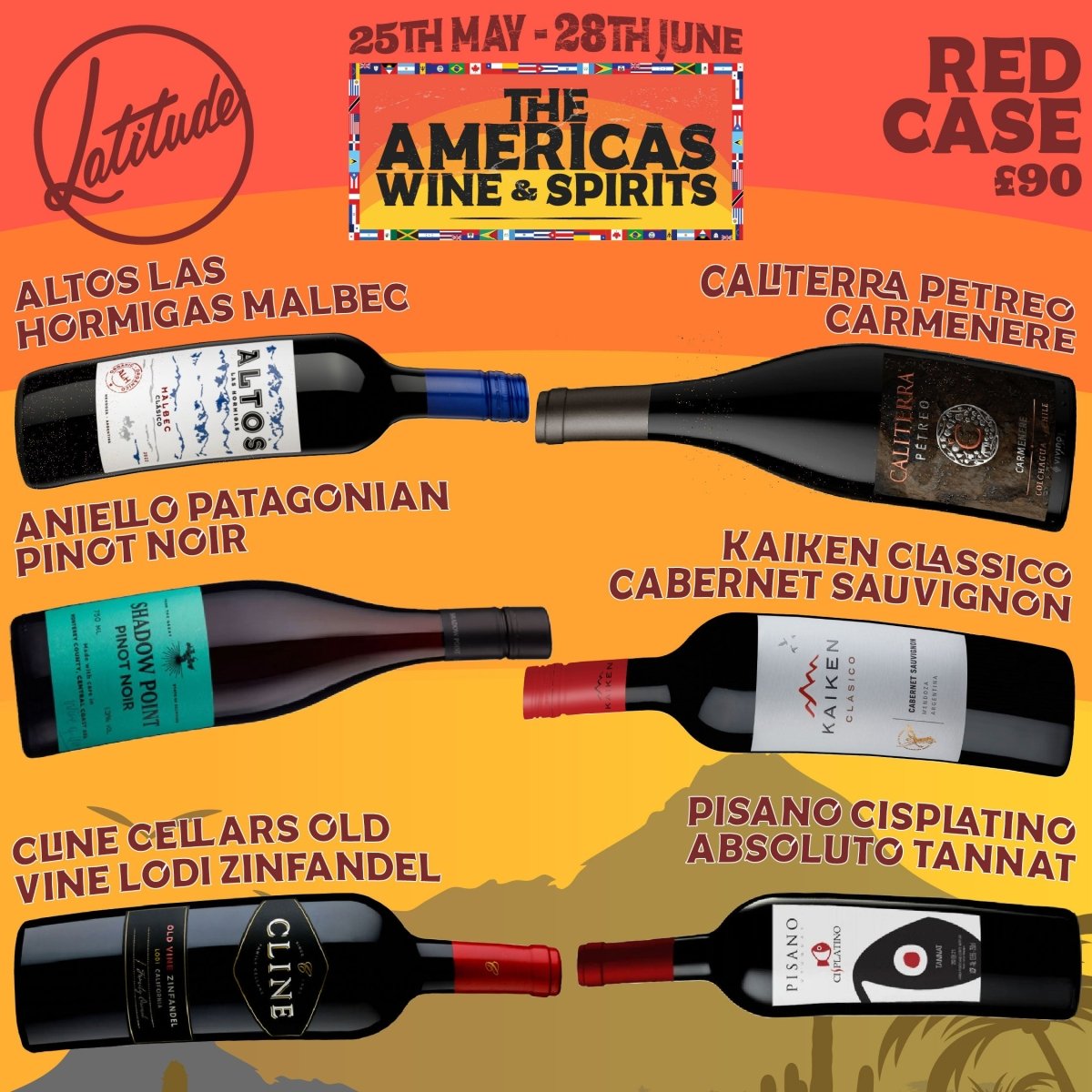 RED Americas Wine Case - Latitude Wine & Liquor Merchant
